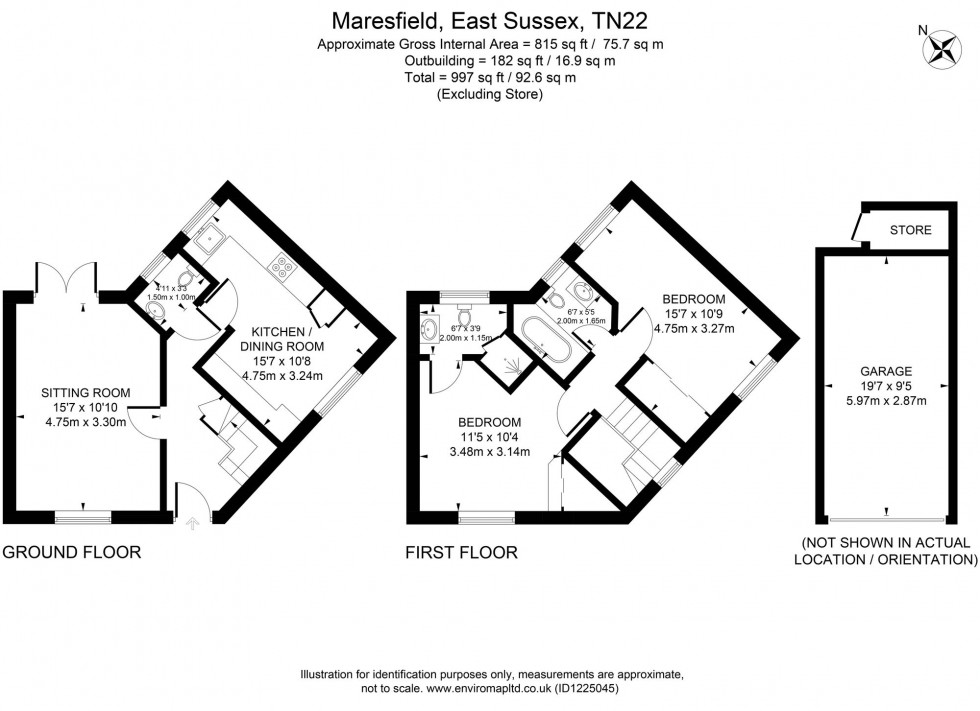 Floorplan for Rolling Mill, Maresfield, TN22