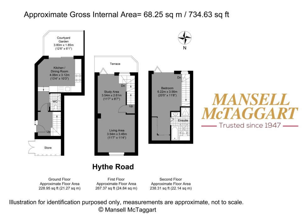 Floorplan for Hythe Road, Brighton, BN1
