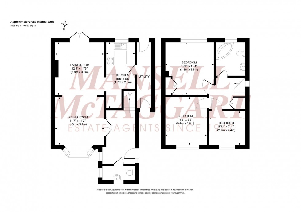Floorplan for Chanctonbury Road, Burgess Hill, RH15
