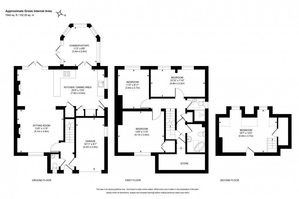 Floorplan for Rixons Close, Horsted Keynes, RH17