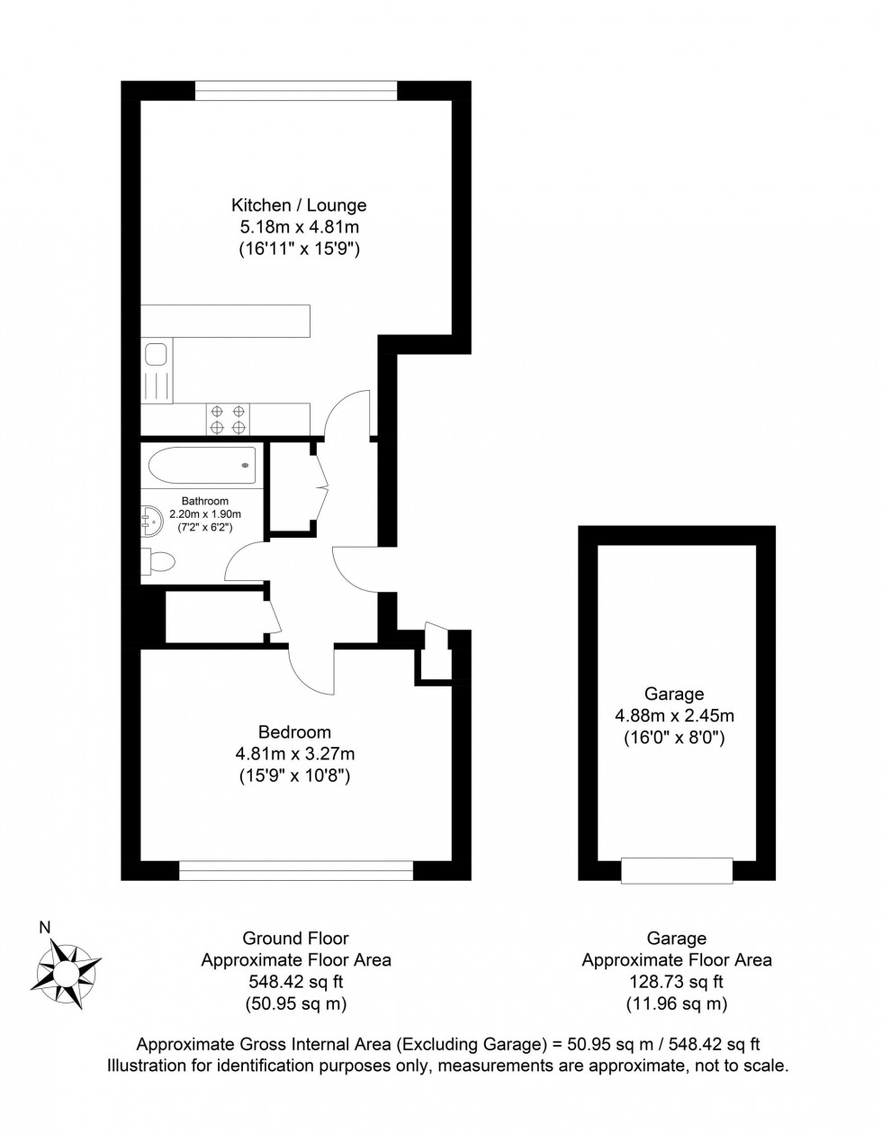 Floorplan for Eleanor Close, Lewes, BN7