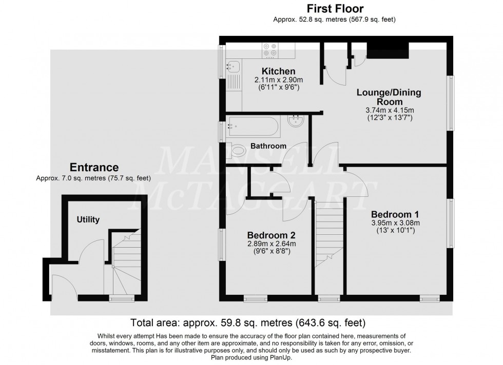 Floorplan for Withypitts, Turners Hill, RH10