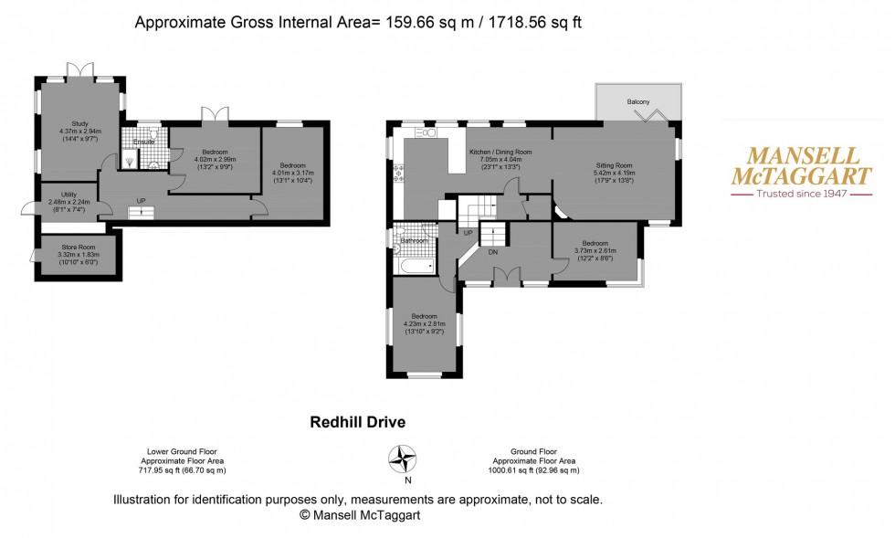 Floorplan for Redhill Drive, Brighton, BN1