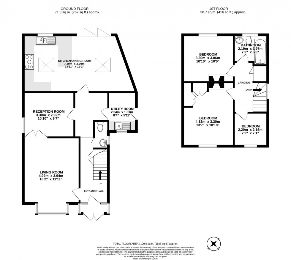 Floorplan for North Lane, West Hoathly, RH19