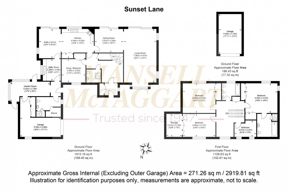 Floorplan for Sunset Lane, West Chiltington, RH20