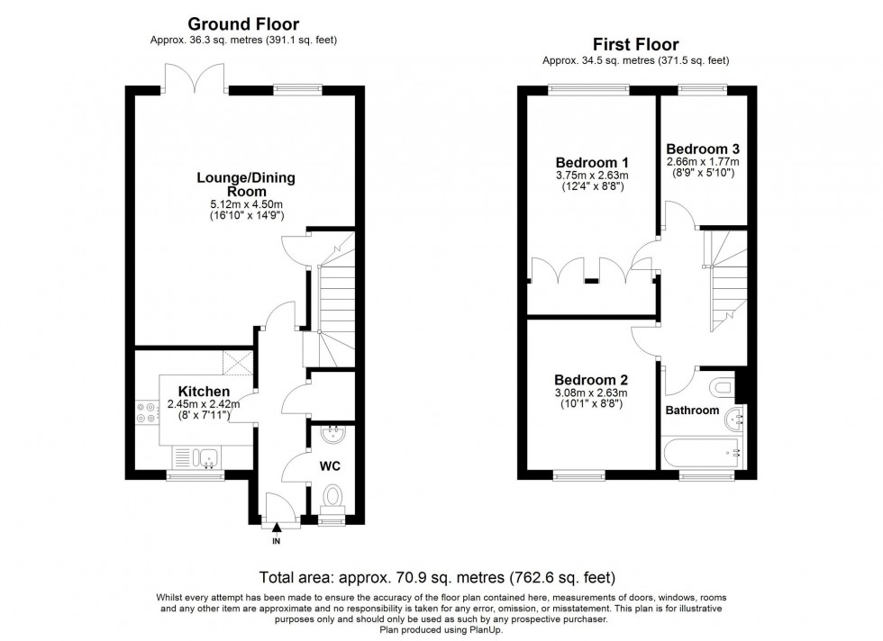 Floorplan for Charlwoods Road, East Grinstead, RH19