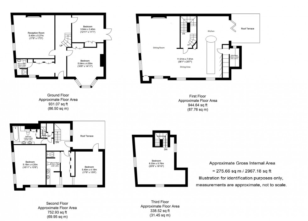 Floorplan for 1 Albion Street, Lewes, BN7