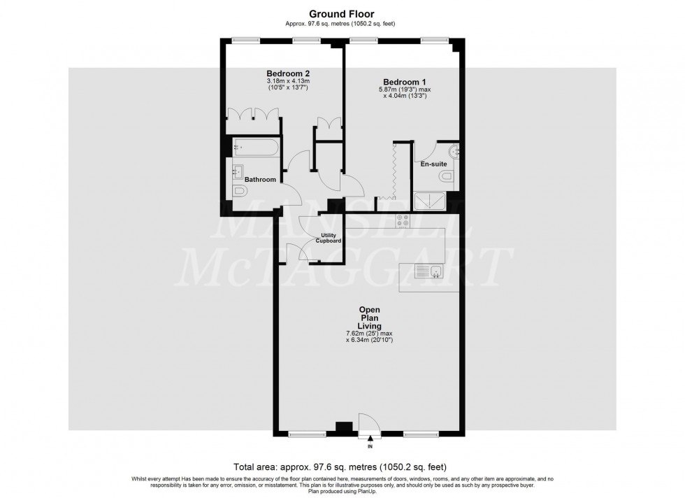 Floorplan for White Lion Close, East Grinstead, RH19