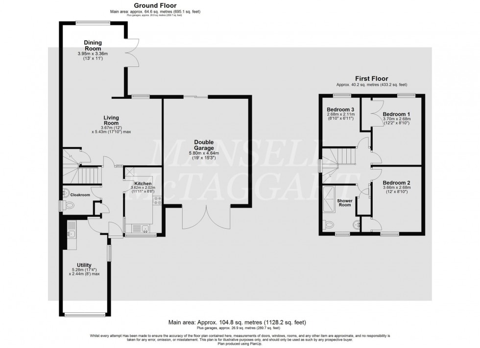 Floorplan for Kitsmead, Copthorne, RH10