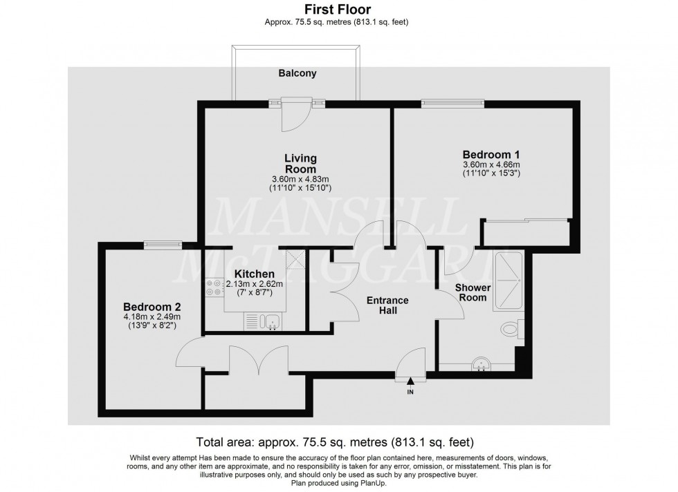 Floorplan for London Road, East Grinstead, RH19