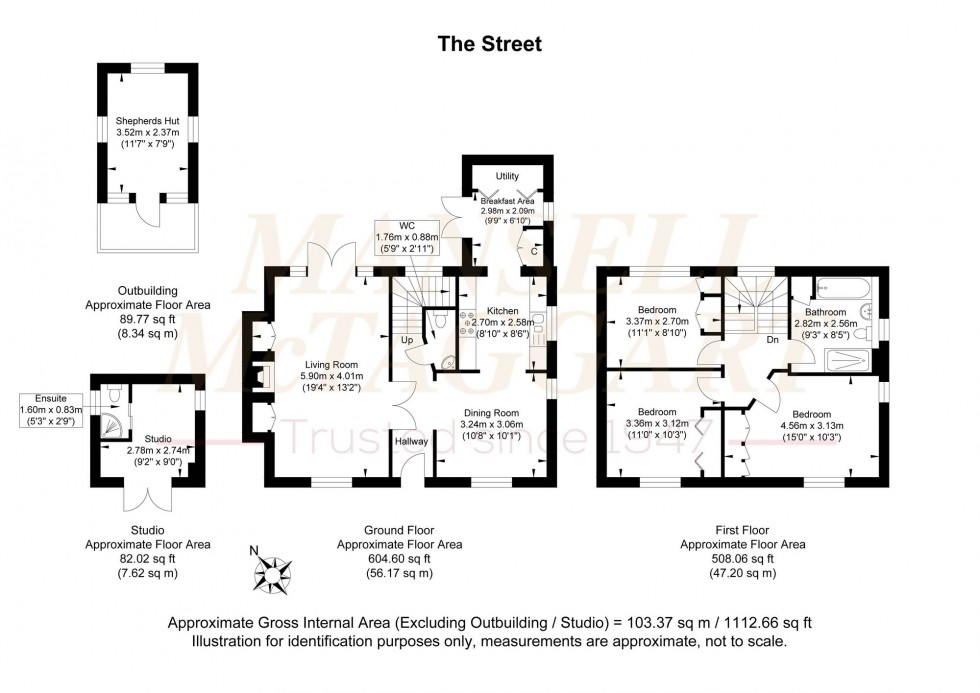Floorplan for The Street, Thakeham, RH20