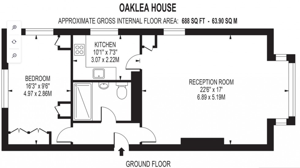 Floorplan for High Street, Hartfield, TN7