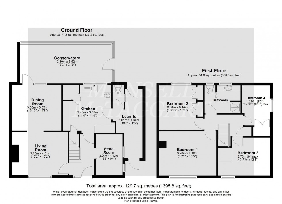 Floorplan for Parham Road, Crawley, RH11
