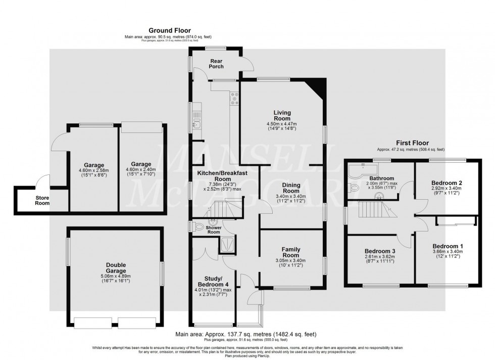 Floorplan for Antlands Lane, Shipley Bridge, RH6