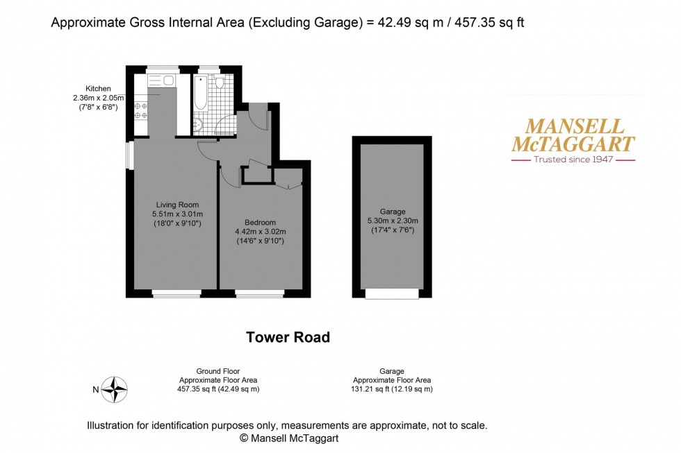 Floorplan for Towers Road, Upper Beeding, BN44