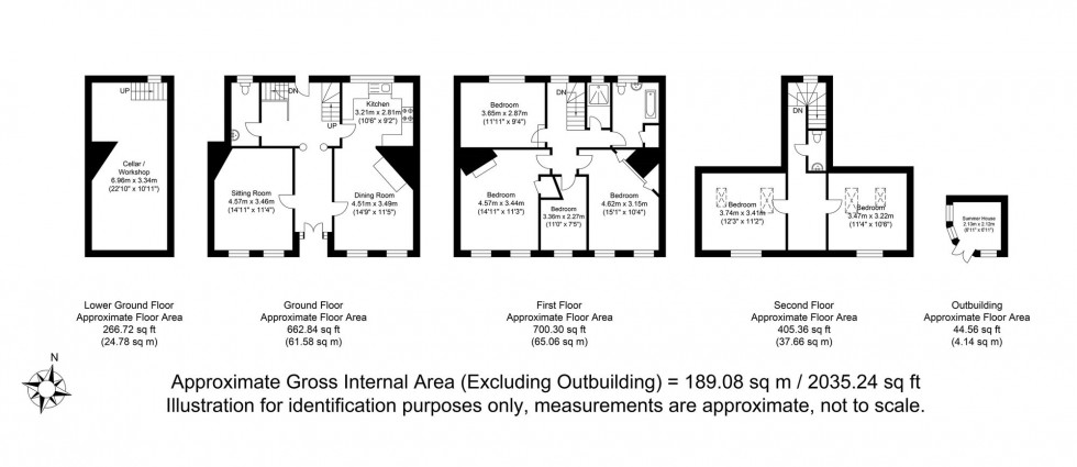 Floorplan for Lansdown Place, Lewes, BN7