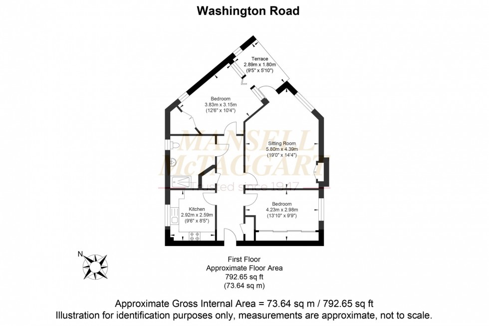 Floorplan for Washington Road, Storrington, RH20
