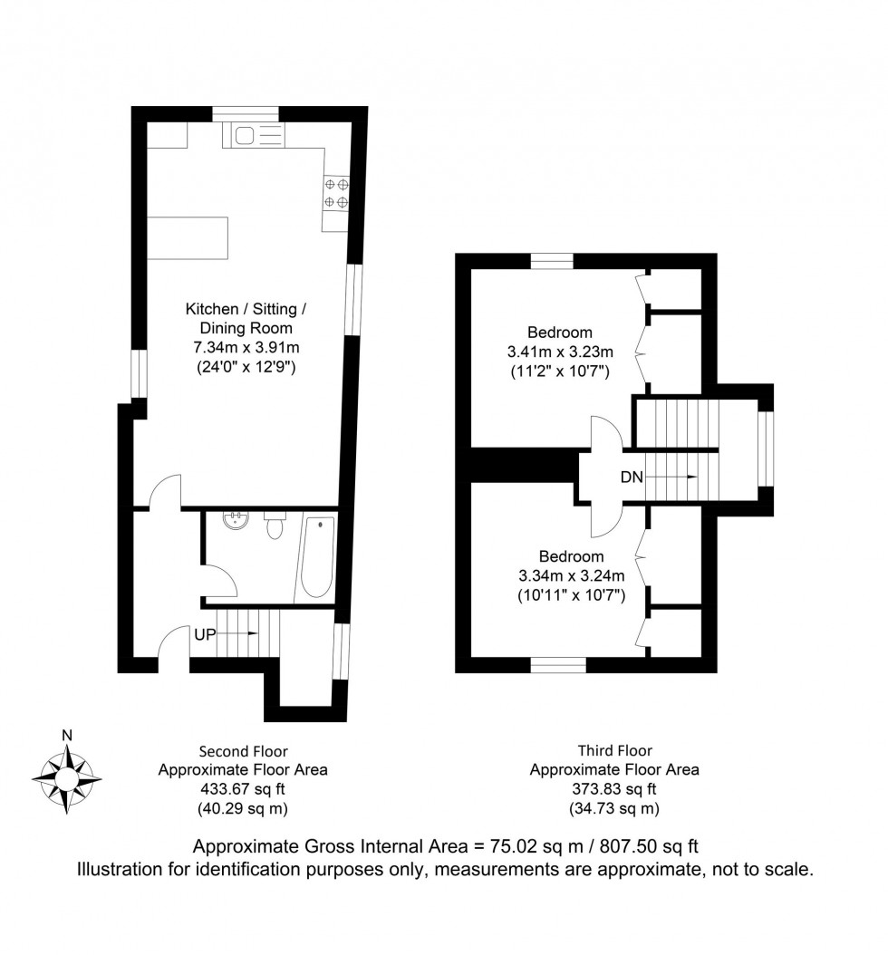 Floorplan for High Street, Lewes, BN7
