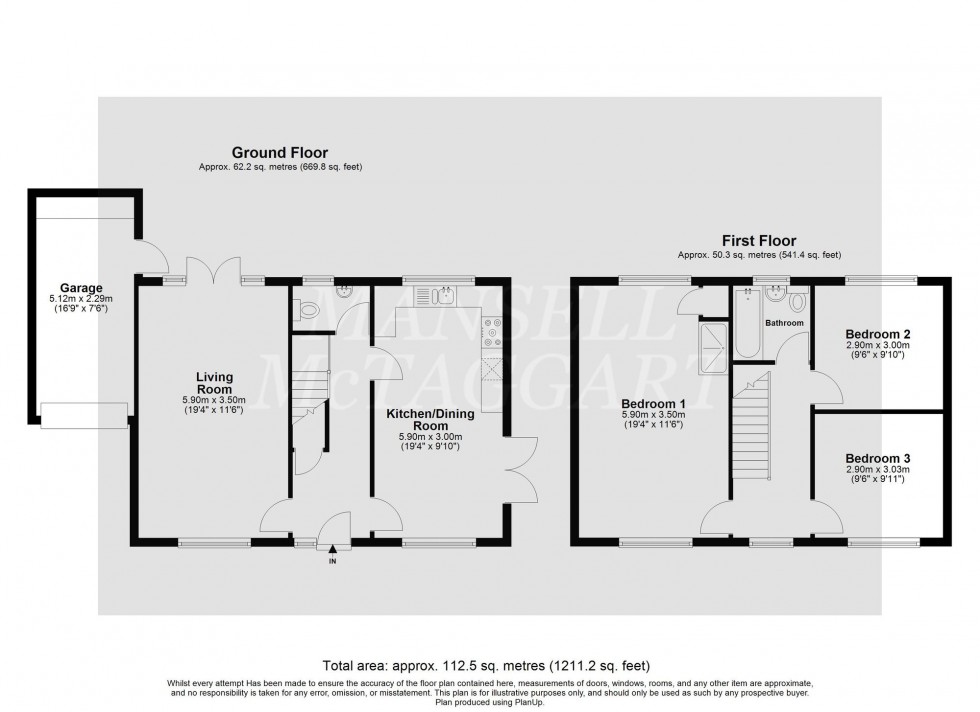 Floorplan for Church Lane, Copthorne, RH10
