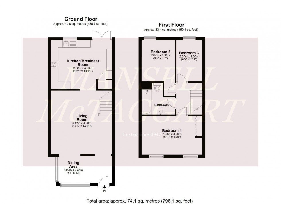 Floorplan for Ash Keys, Crawley, RH10