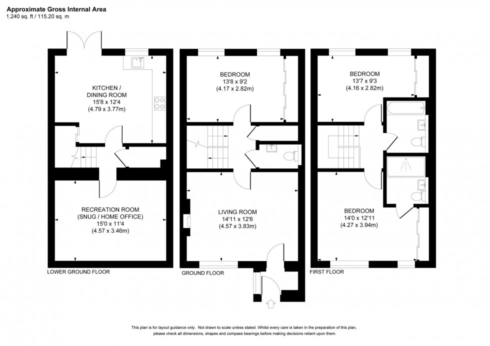 Floorplan for Hanbury Lane, Haywards Heath, RH16