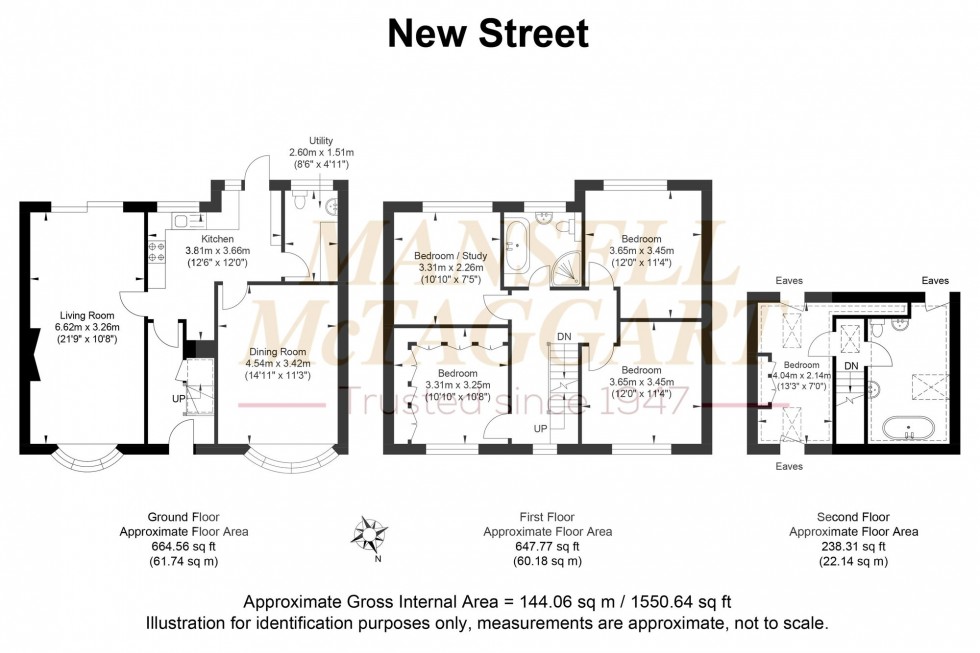 Floorplan for New Street, Crawley, RH10