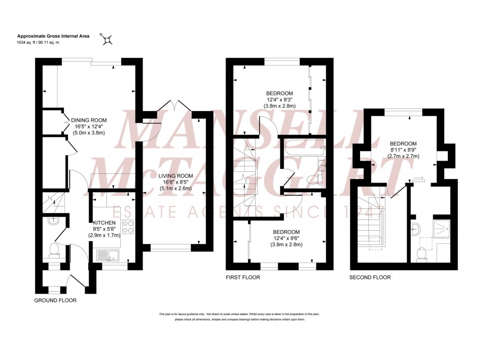 Floorplan for Berrylands Farm, Sayers Common, BN6