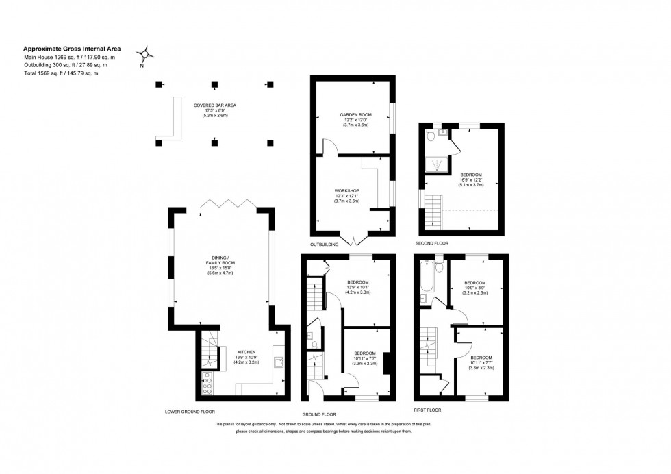Floorplan for New England Road, Haywards Heath, RH16