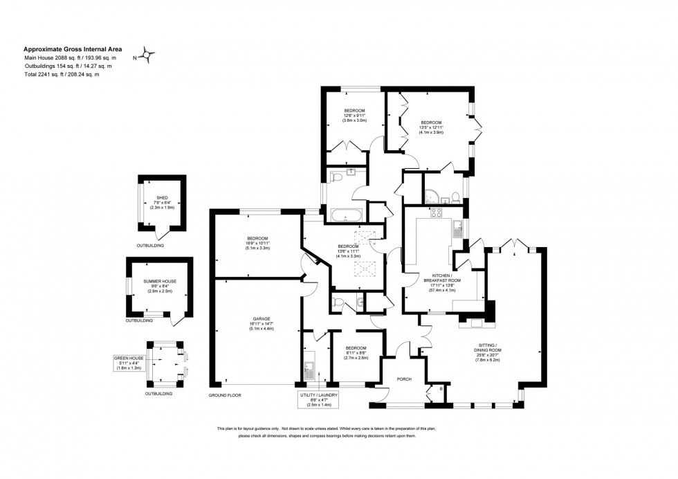 Floorplan for Hurstwood Lane, Haywards Heath, RH17