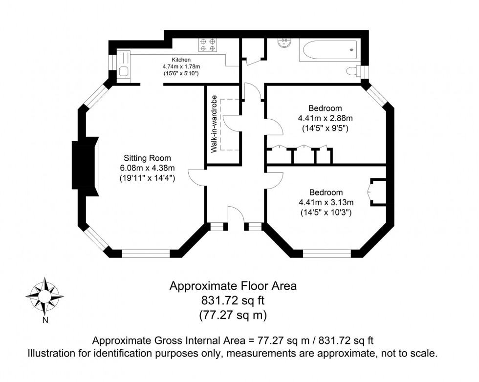 Floorplan for Mountfield Road, Mountfield House Mountfield Road, BN7