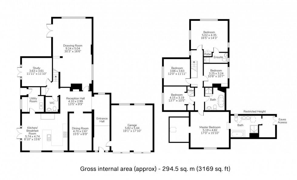 Floorplan for Hook Lane, West Hoathly, RH19