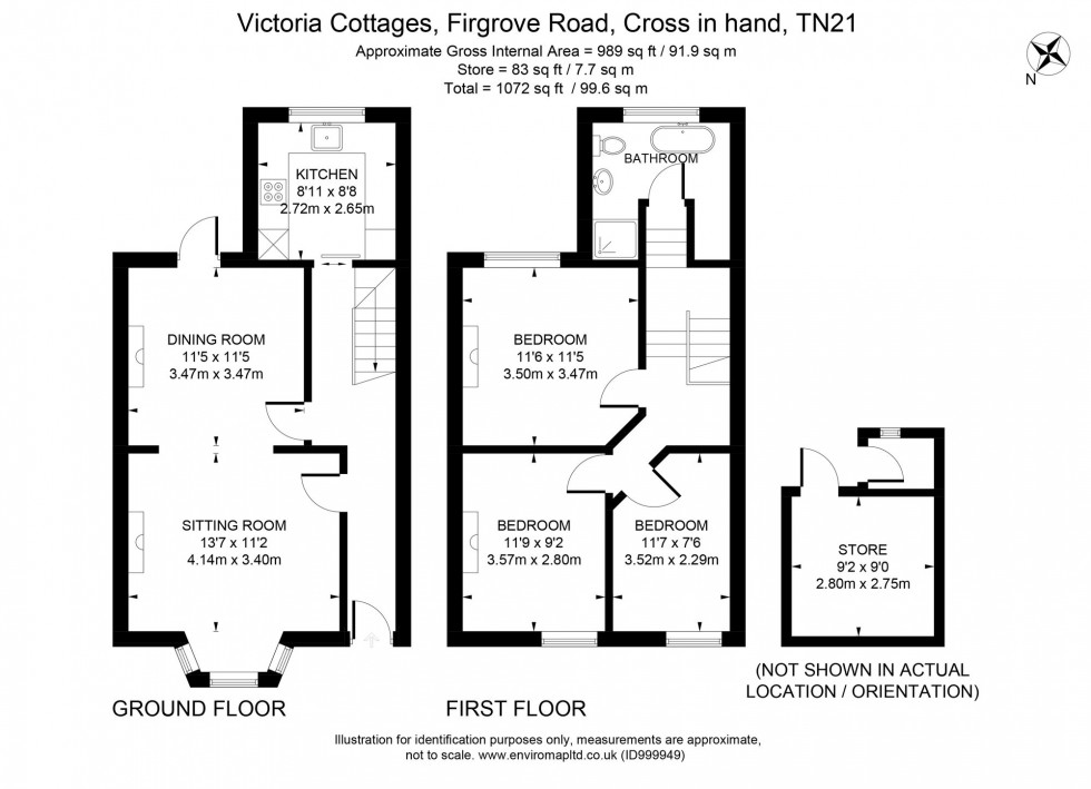 Floorplan for Firgrove Road, Cross In Hand, TN21