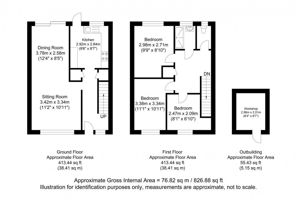 Floorplan for Broyle Close, Ringmer, BN8