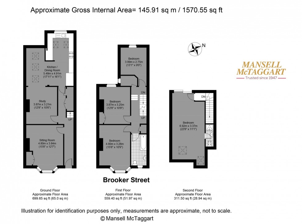 Floorplan for Brooker Street, Hove, BN3