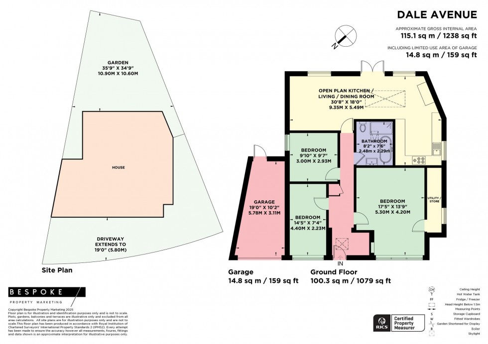 Floorplan for Dale Avenue, Hassocks, BN6