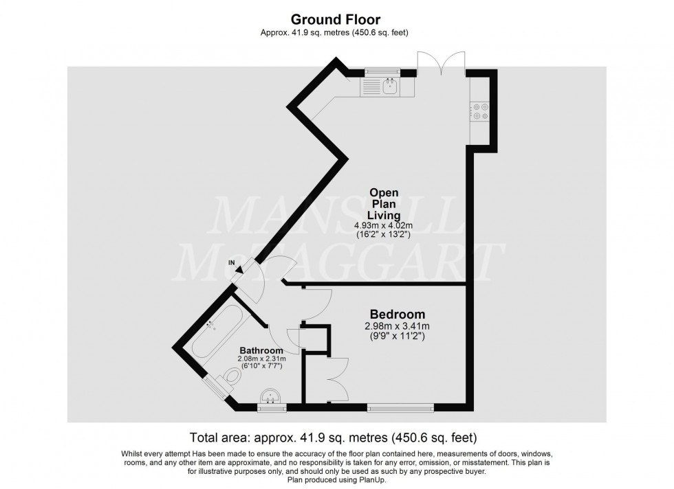 Floorplan for Hollands Court, East Grinstead, RH19