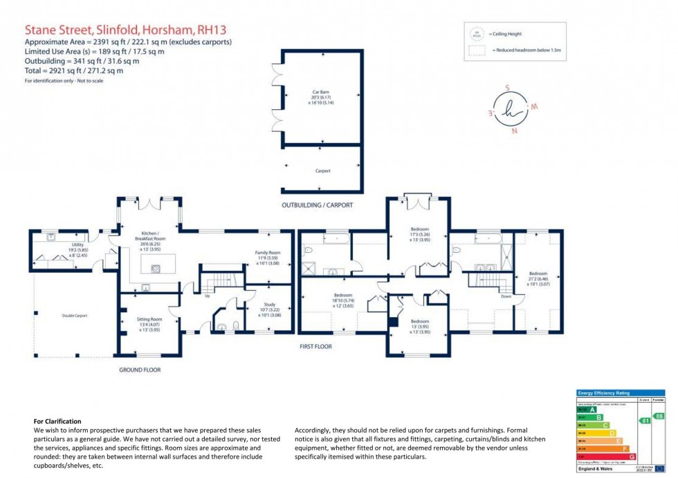 Floorplan for Maydwell Avenue, Slinfold, RH13