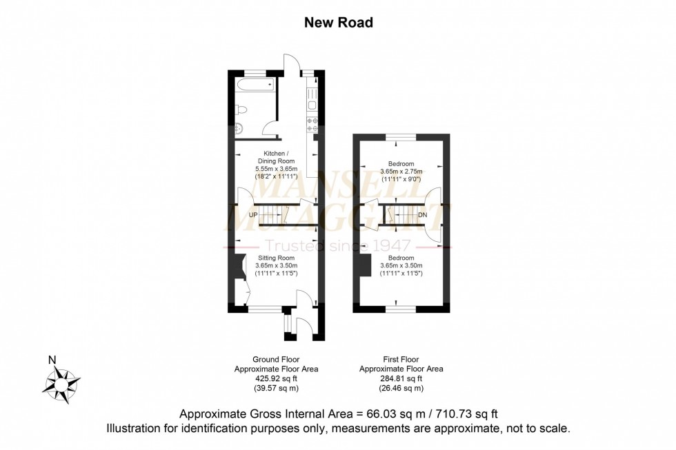 Floorplan for New Road, Smallfield, RH6