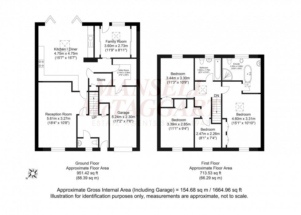 Floorplan for Beckets Way, Framfield, TN22