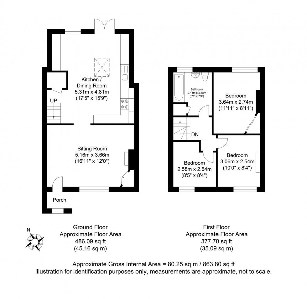 Floorplan for Mongers Lane, Barcombe, BN8