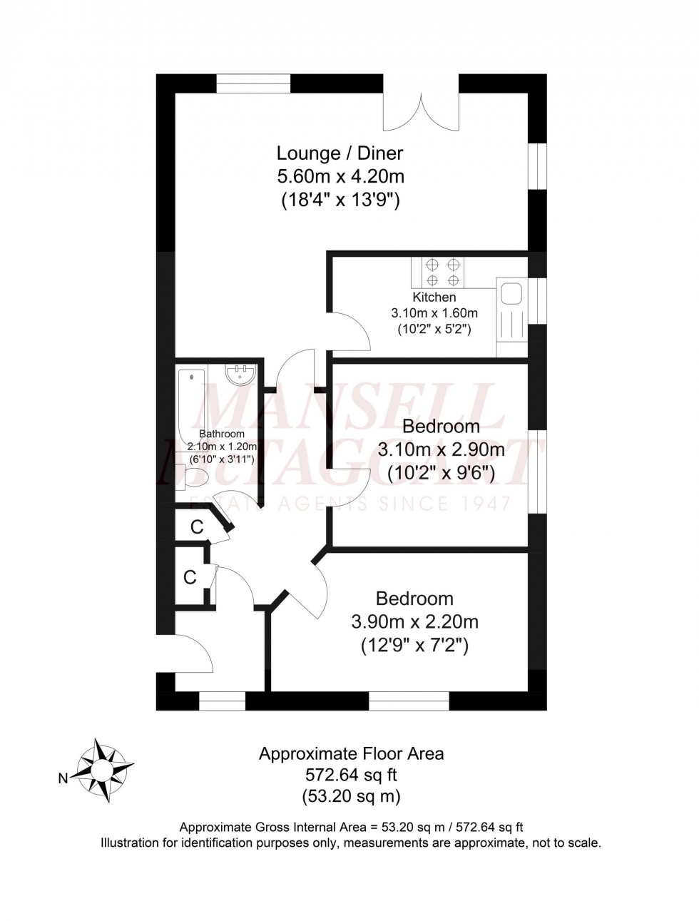 Floorplan for Crowborough Hill, Crowborough, TN6