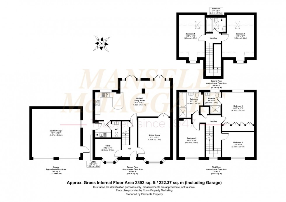 Floorplan for New Heritage Way, North Chailey, BN8