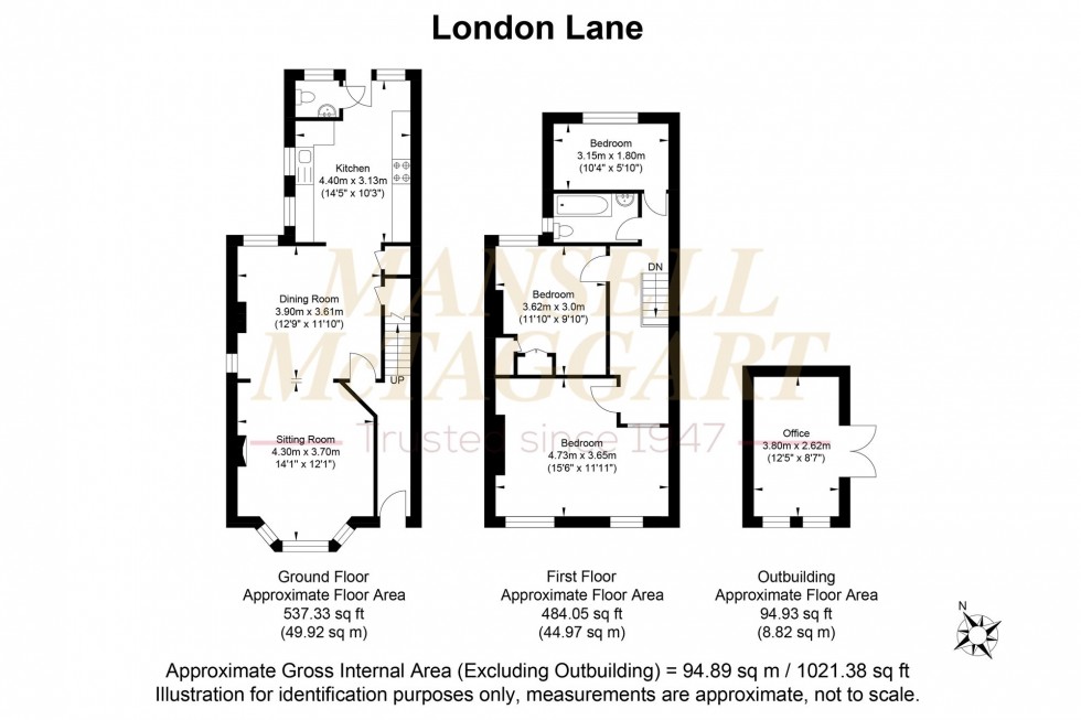 Floorplan for London Lane, Cuckfield, RH17