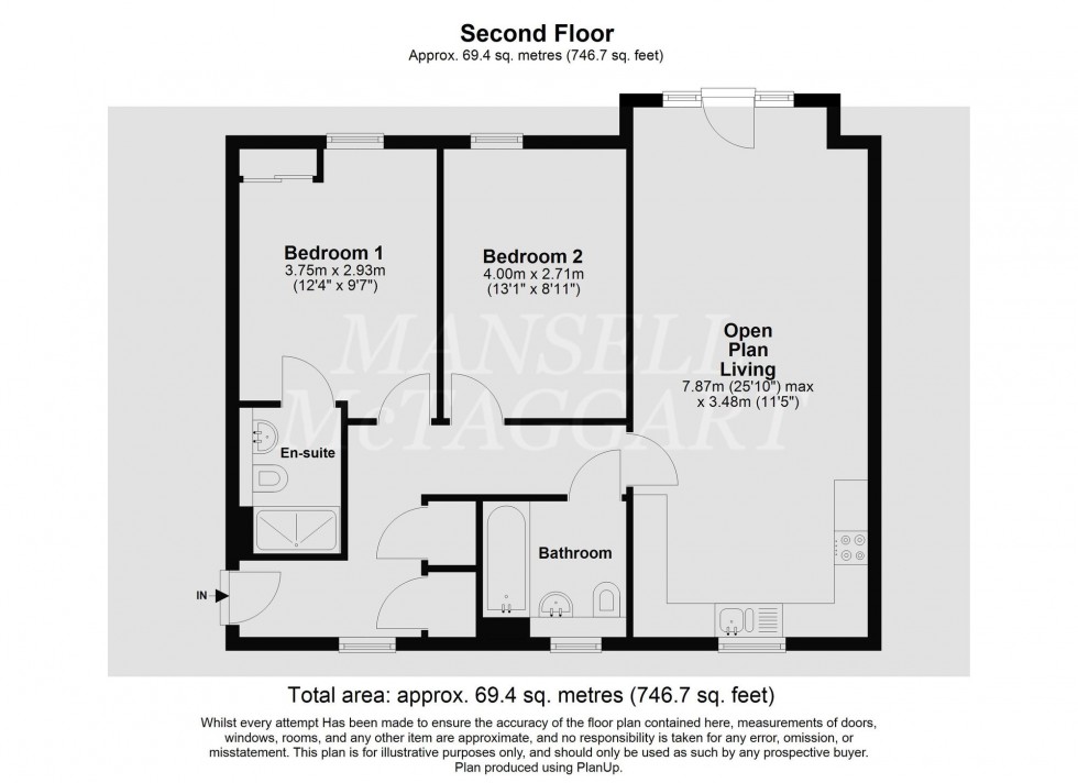Floorplan for Brocklehurst Way, Snipe Court, RH6