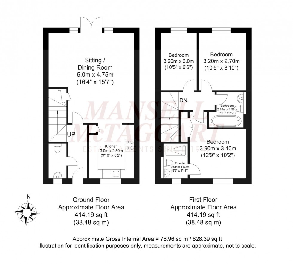 Floorplan for Worsfield Road, Broadbridge Heath, RH12
