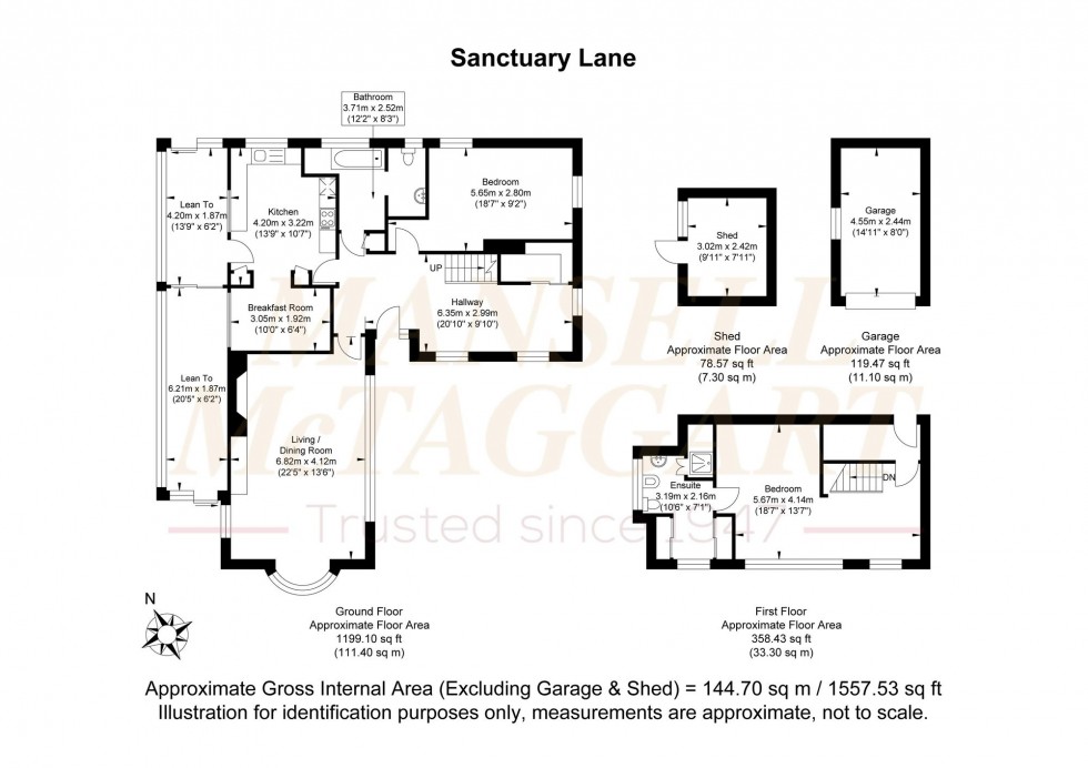 Floorplan for Sanctuary Lane, Storrington, RH20