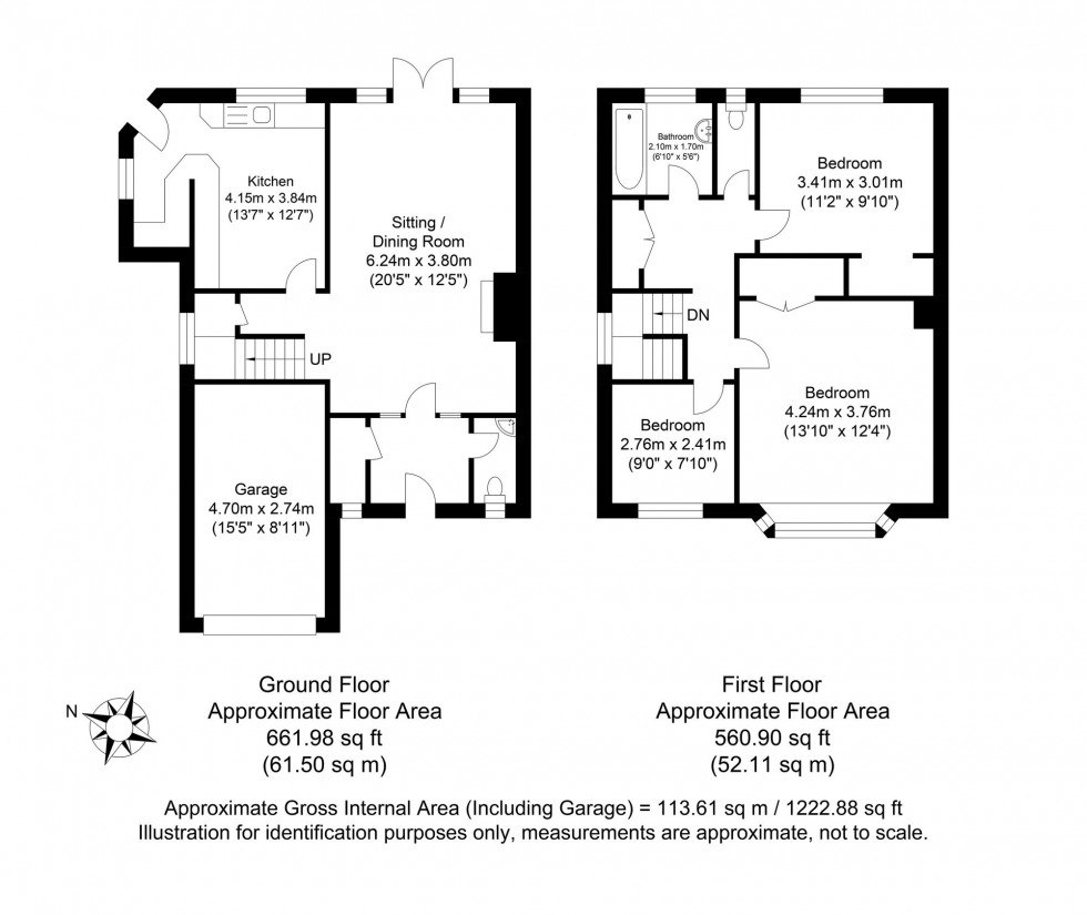 Floorplan for Broyle Lane, Ringmer, BN8