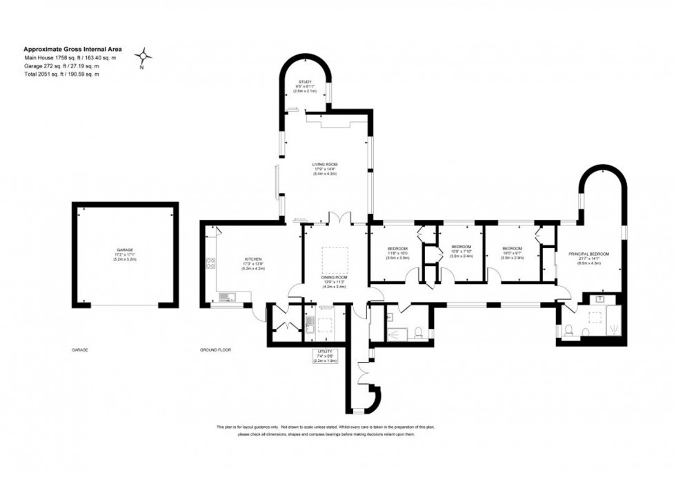 Floorplan for St. Georges Lane, Hurstpierpoint, BN6
