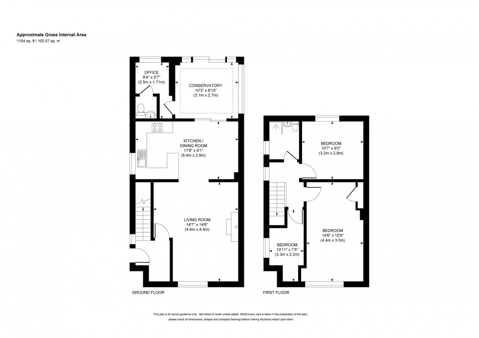 Floorplan for Boston Road, Haywards Heath, RH16