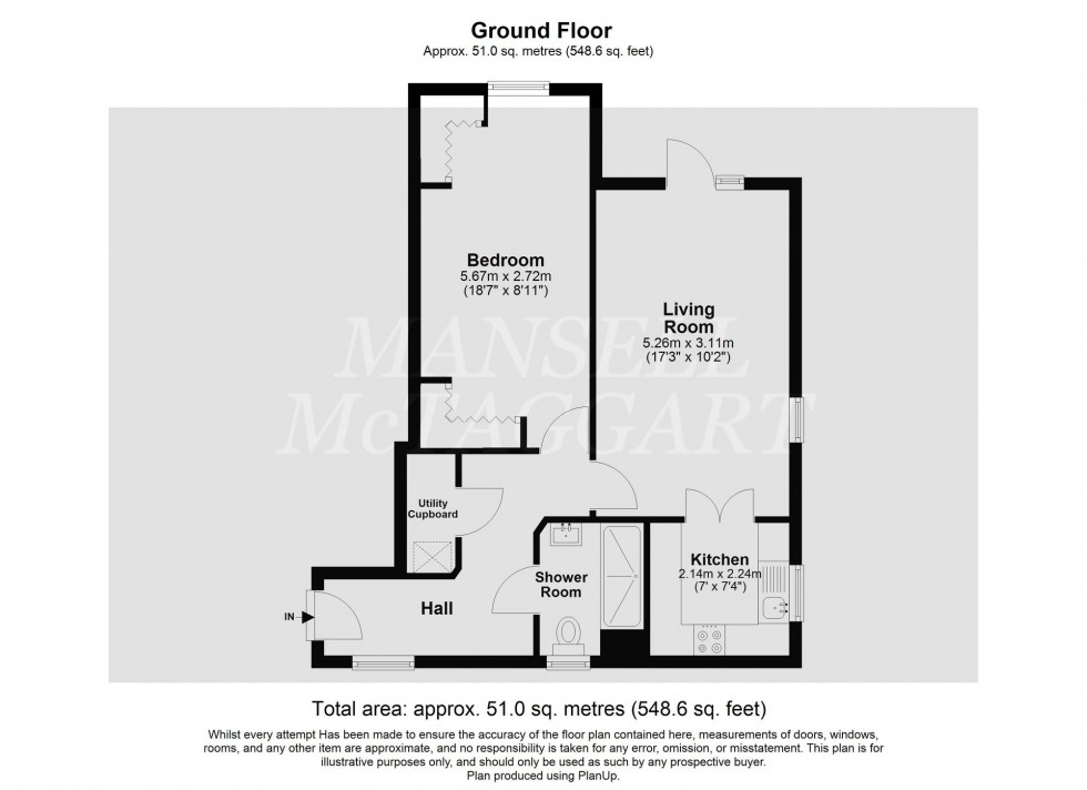 Floorplan for St. James Road, St. James Court St. James Road, RH19